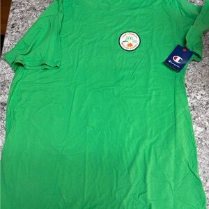 Champion Men’s Bright Green Short Sleeve Logo Tee
